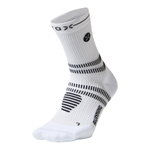 STOX Energy Socks Laufsocke Kompression Running Ankle Socks (gezielte Kompression) weiss/schwarz Herren - 1 Paar